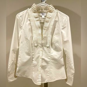 Loft Crisp White Shirt 6P